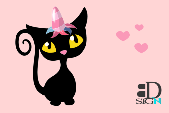 Adorable Unicorn-Cat