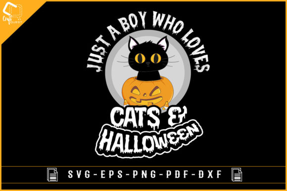 Cat Halloween Lover Design Sublimation