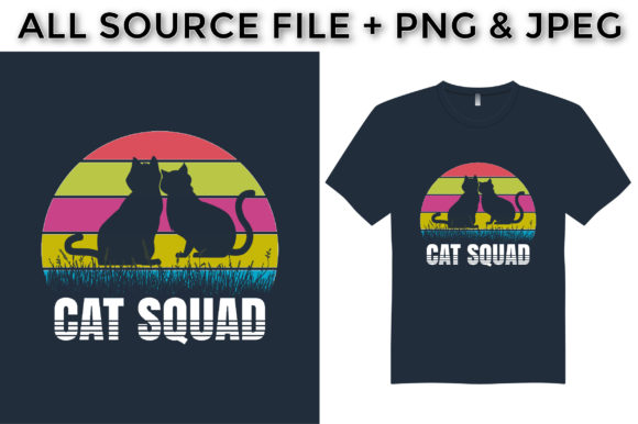 Cat Squad T-Shirt Design Review