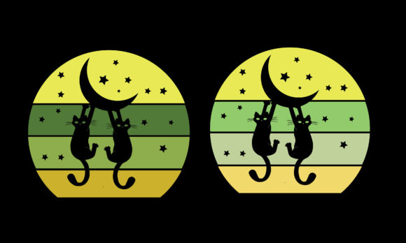 Sunset Cat Curve Logo